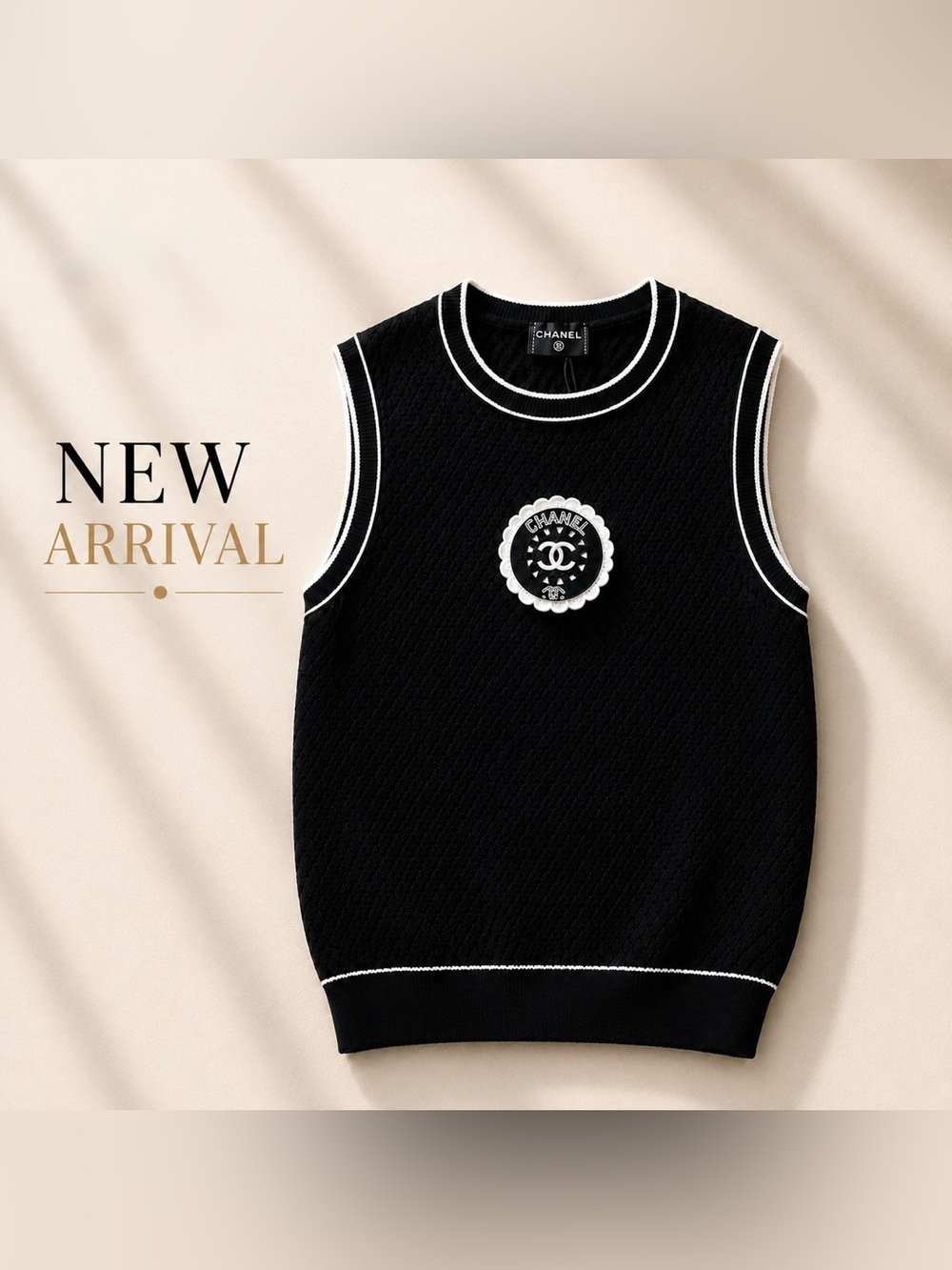 🖤✨Black Knit Sleeveless Vest Top ✨🖤